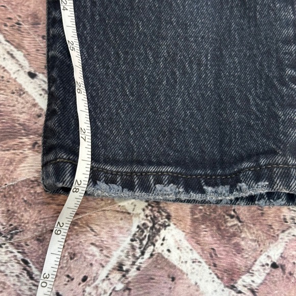 Levis Levi's 501 Skinny Dark Indigo Wash 24 Y2K Grunge Model Off Duty, Grunge - Picture 16 of 16